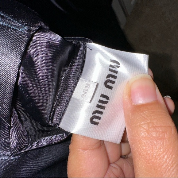 MIU MIU Navy Wool Blazer - Picture 5 of 7